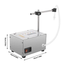 1 Head Automatic Liquid Filling Machine Digital Control Bottle Filler 5-3500ml