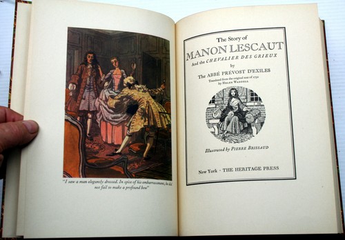 DIE GESCHICHTE VON MANON LESCAUT CHEVALIER DES GRIEUX Abbé d'Exiles Heritage Schuber - Bild 7 von 9