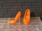 VINTAGE ORIGINAL BARBIE Doll NEON ORANGE CLOSED TOE HEELS SHOES Philippines