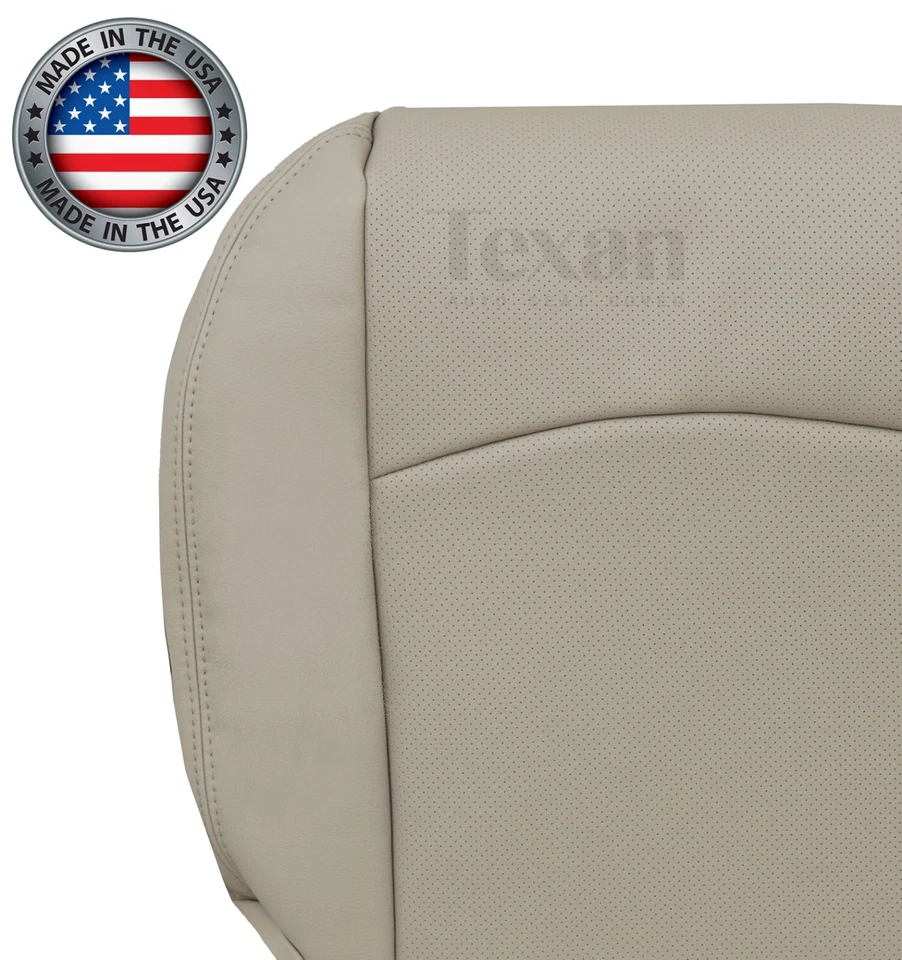 Cubierta de asiento perforada inferior del conductor bronceada para Dodge Ram 1500 2500 2013 2015 2017 Foto 4 de 4