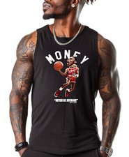 NEW Art Society x SWOD MJ TOON MONEY AIR MJ BLACK Tank Top S-4XLARGE MADE IN USA
