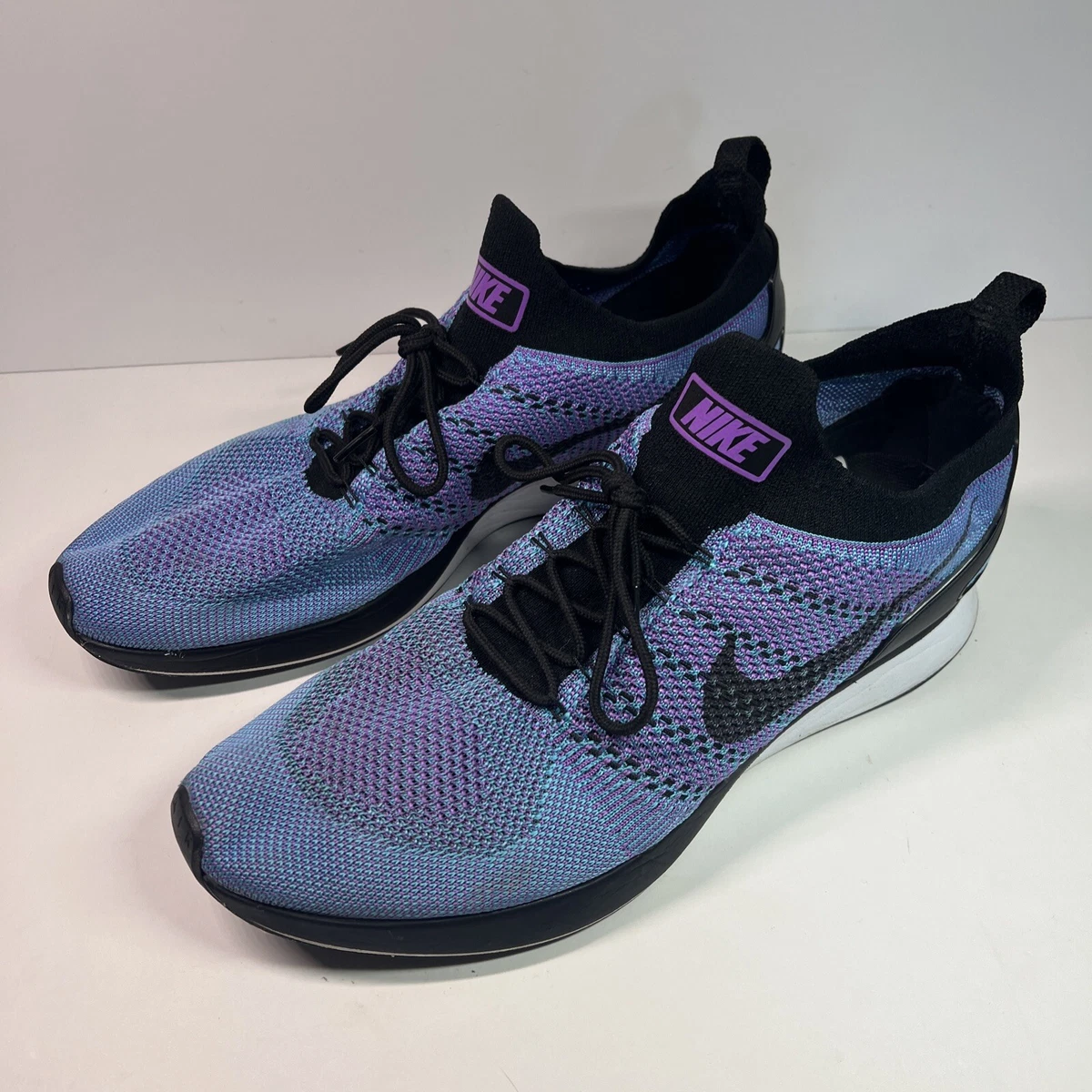 Nike Flyknit Max Purple Vivid Blue for Sale | Authenticity 