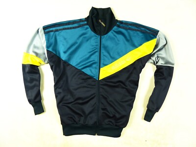 トップス 80s vintage adidas simple track jacket VINTAGE 80'S 90'S ADIDAS TRACK JACKET. RED, BLUE AND WHITE