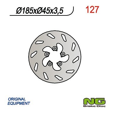 Disque de frein arrière NG contre la surchauffe et le blocage de roue KTM EXC 50 99-00