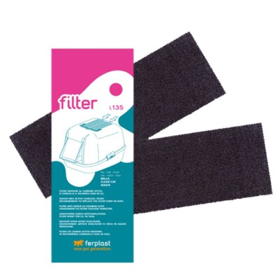 Ferplast Spare Carbon Filter (X2) For Cat Toilets L135