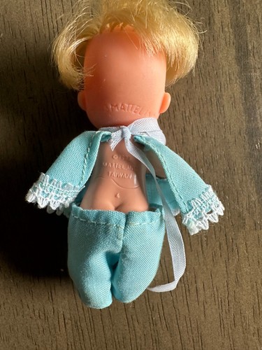 Sunshine Family Baby Puppe Süßigkeiten 70er Kleinkind Figur Mattel 1973 bekleidet 3" Vintage - Bild 4 von 4