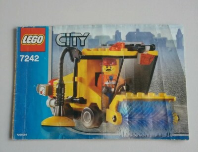 Lego City 7242 Bauanleitung Straßen Kehrmaschine Street Sweeper ONLY INSTRUCTION