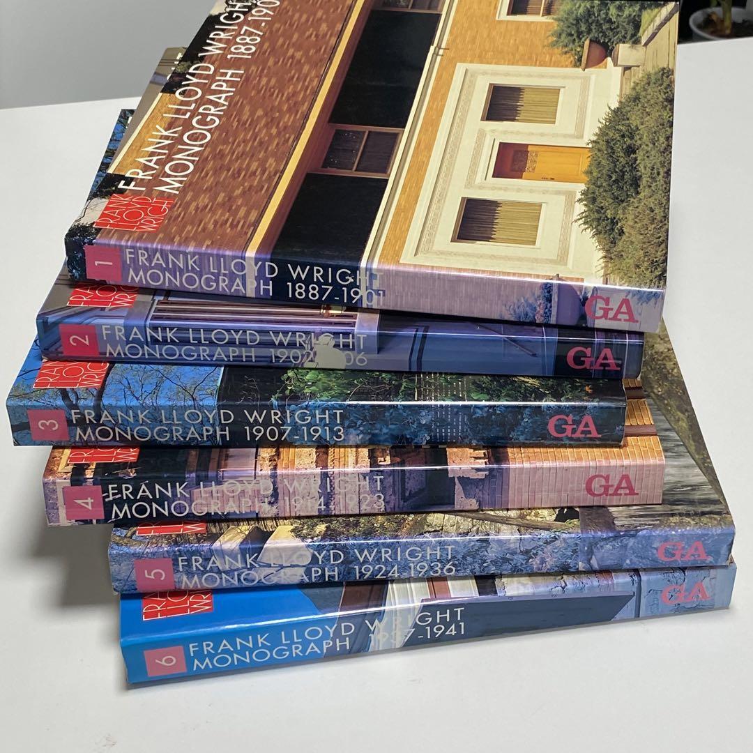 FRANK LLOYD WRIGHT MONOGRAPH 7〜12巻セット Frank Lloyd Wright Monograph Vol 1-12 Complete 12 Books Sets