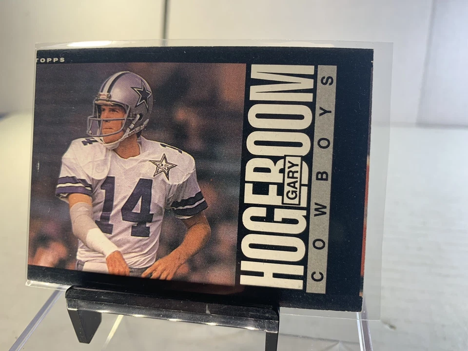 1985 Topps Gary Hogeboom Dallas Cowboys Mis-Cut Error EBay 1/1? Central Michigan - Image 3 of 4