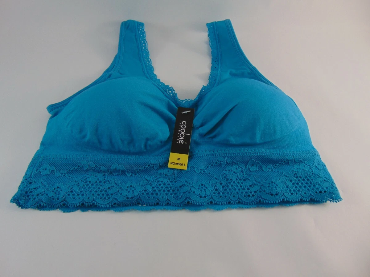 Coobie Intimates Women's Bras Size Medium Color Blue