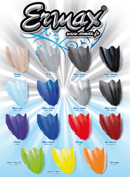 BULLE HAUTE ERMAX POUR KYMCO AGILITY CITY 125 (ANNÉES 2010/2011) - PARE-BRISE SCOOTER - NEUVE