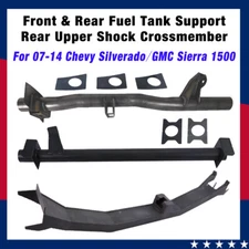 Front&Rear Tank Support & Shock Mount Crossmember For 07-14 Chevy Silverado 1500