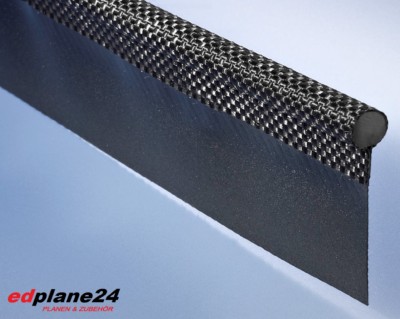 5 X Kederöse Schwarz/nirosta Für Kederschiene D=7,5 Mm Kederband