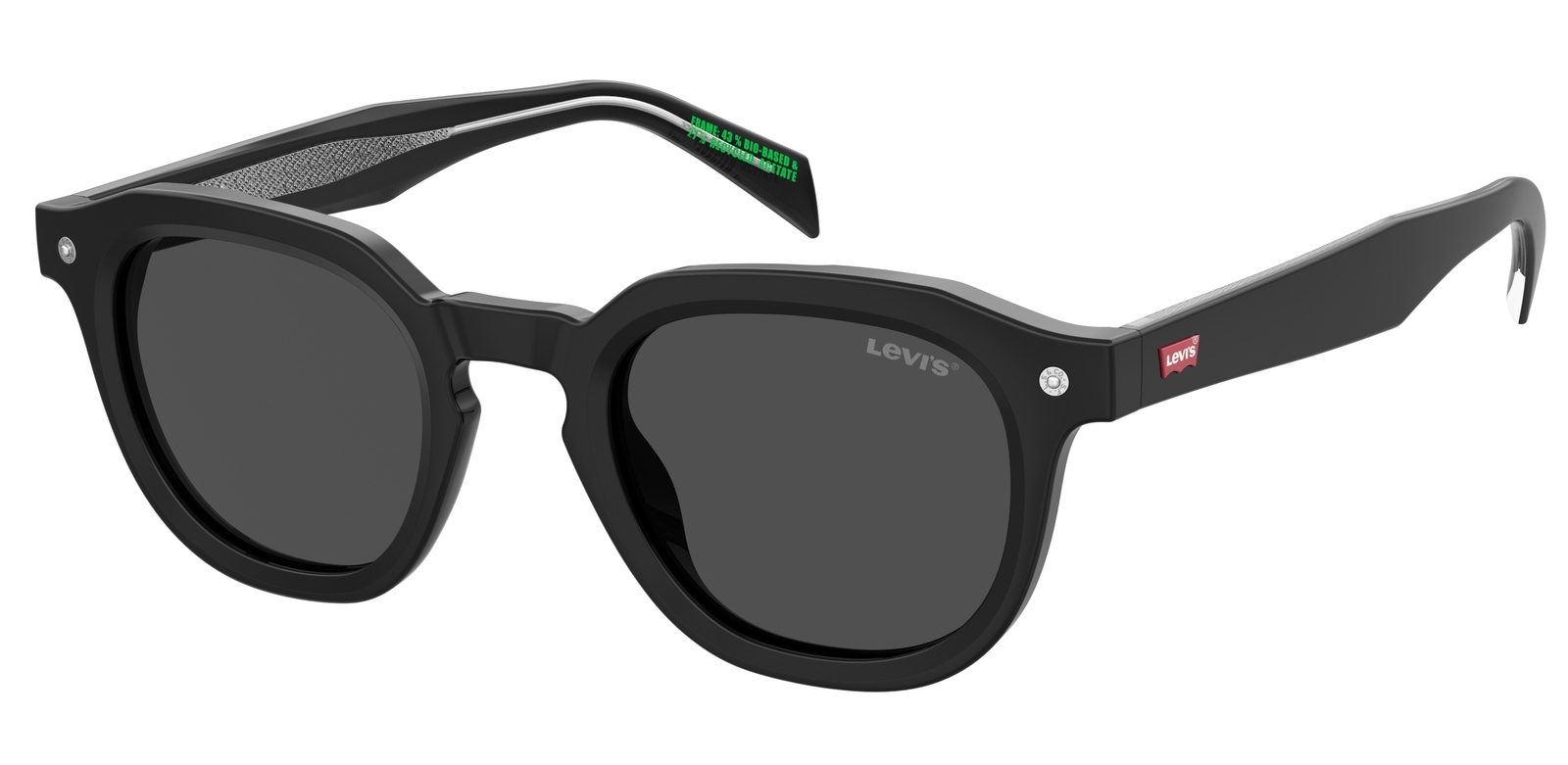 LEVIS LV 5052/S 807 BLACK 48/23/145 Unisex Sunglasses