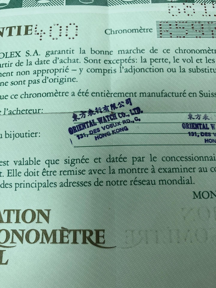 Reloj Rolex Original Vintage 68158 / R597230 Usado Certificado Garantía A40 Foto 4 de 4