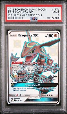 2018 Pokemon Rayquaza GX 177a/168 Shiny Promo PSA 9 MINT