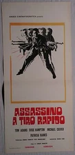 Locandina ASSASSINO A TIRO RAPIDO 1973 TOM ADAMS SUSIE HAMPTON MICHAEL CULVER
