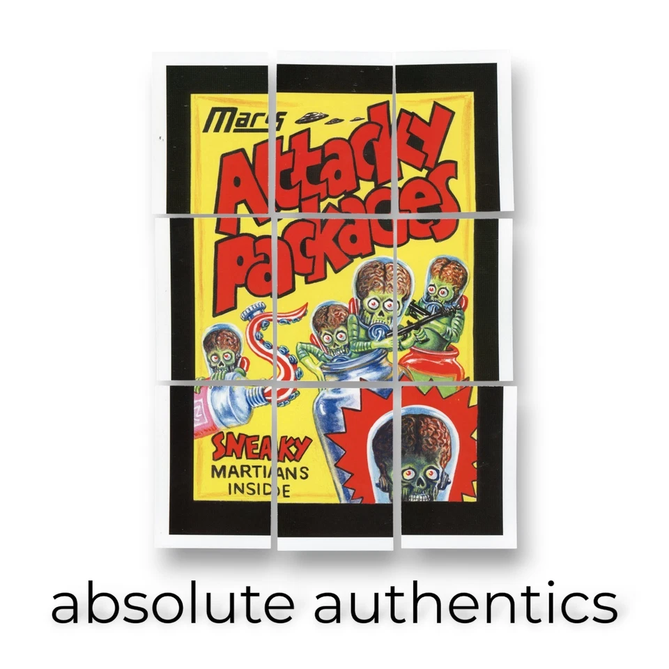 2016 Topps Mars Attacks Attacky Packages Wacky Packages Chase FOIL Set - Image 2 of 2