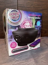 Disco Tech LED Laser Light Galaxy Speaker Projector LightShow Iphone/Android