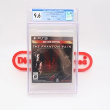 PS3 PlayStation 3 METAL GEAR SOLID V 5 PHANTOM PAIN - CGC GRADED 9.6 A++ Sealed!