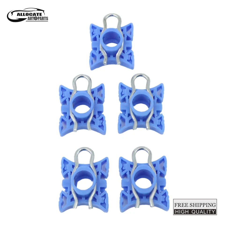 Set of 5 NEW Window Regulator Sliding Pivot Clips Fits Volvo V70 V90 3509416 Foto 2 de 4