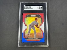 2022 PANINI PRIZM BASEBALL SHOHEI OHTANI #41 RED WHITE BLUE PRIZMS SP SGC 10 GM
