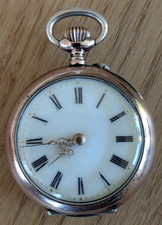 Taschenuhr 800 Silber läuft