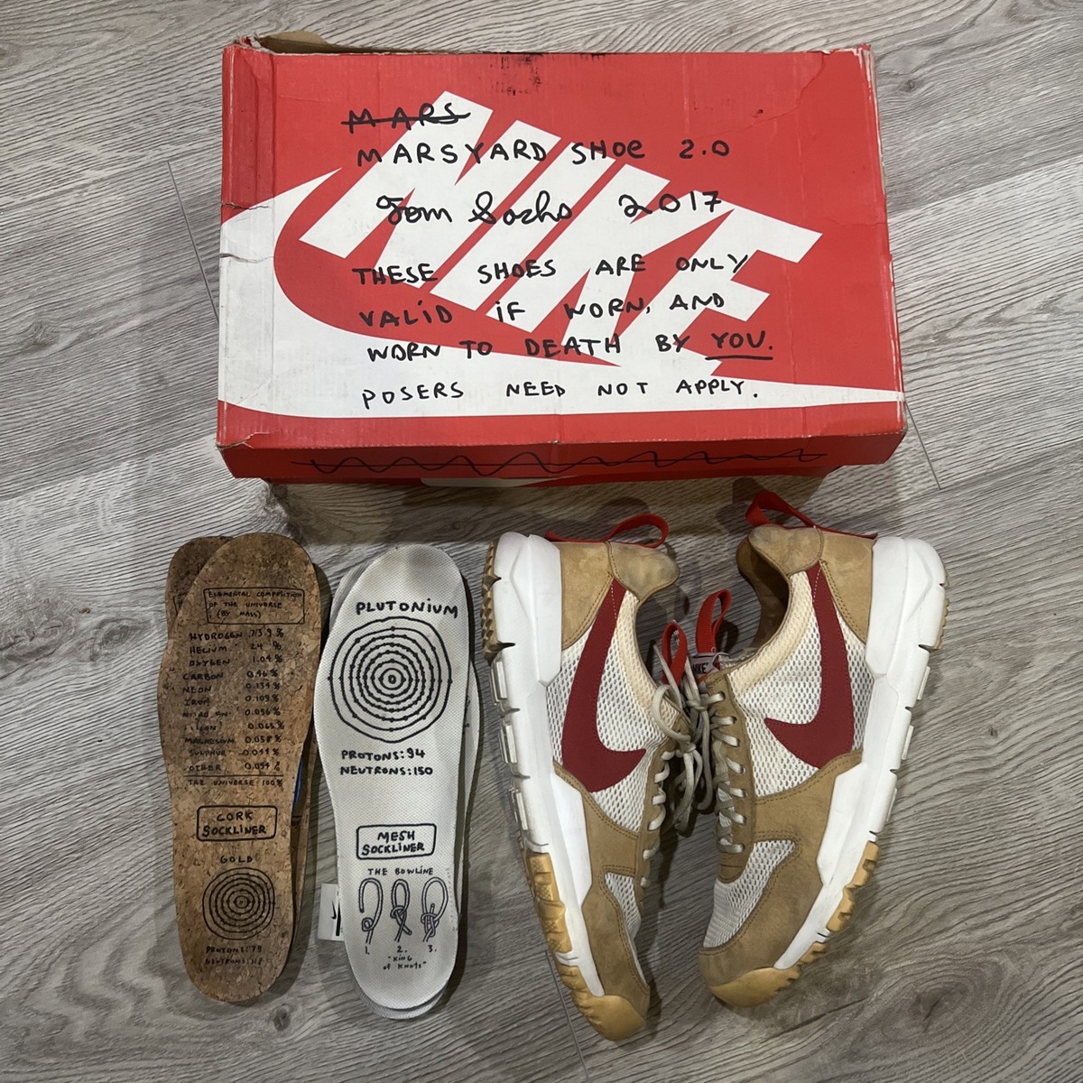 Size 12 - NikeCraft Mars Yard 2.0 x Tom Sachs NASA 2017 for