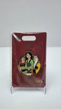 Disney Mulan 25th LE 25th Anniversary Pin – Mushu & Mulan – New on Card!