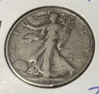 1933-S SILVER WALKING LIBERTY HALF DOLLAR, VF DETAILS, RARE YEAR AND MINT