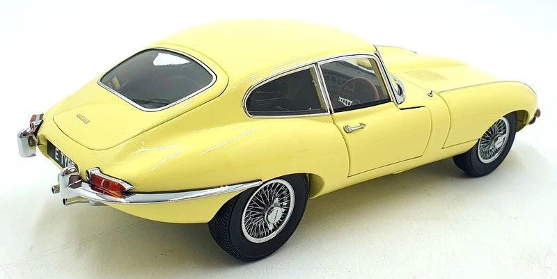 Kyosho 1/18 Scale Diecast 08954LY - Jaguar E-Type - Light Yellow - Image 2 of 4
