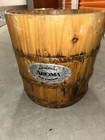 Aroma 4 Quart Wood Barrel Electric Ice Cream Maker bucket BUCKET ONLY