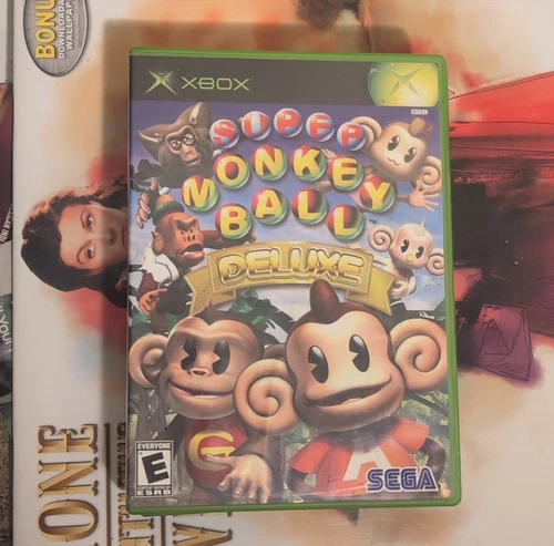 Xbox Sega Super Monkey Ball Deluxe Video Game Discontinued Out Of Print Y2K 2005