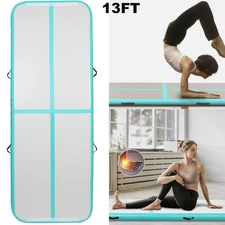 13FT Air Track Inflatable Training Tumbling Gymnastics Gym Yoga Mat Adults Kids