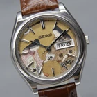 SERVICED 1969y [ N MINT ] Vintage SEIKO LM 5606-7070 37mm UKIYOE Automatic Watch