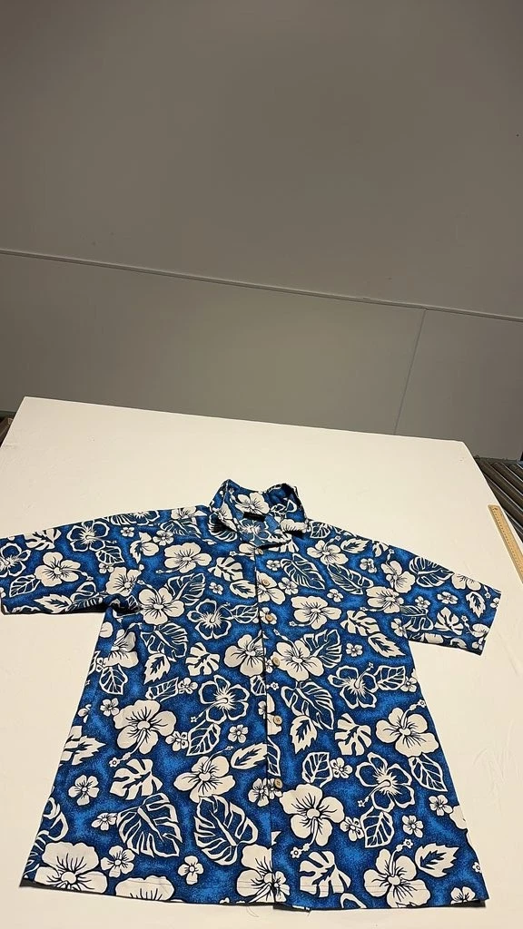 ODO Blue Floral Hawaiian Shirt