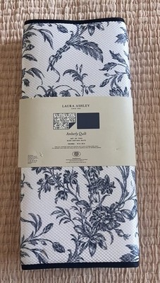 New LAURA ASHLEY KITCHEN DRYING MATS (2) Dish Amberly Quilt 16 X 22