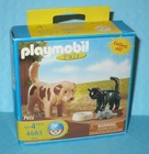 NEW / Vintage PLAYMOBIL PALS # 4563  (2004)  ~  CAT, DOG and MOUSE