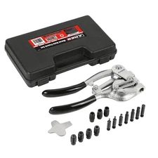 10005 - Metal Hole Punch Set - 3/32-Inch to 9/32-Inch Punches and Dies Includ...