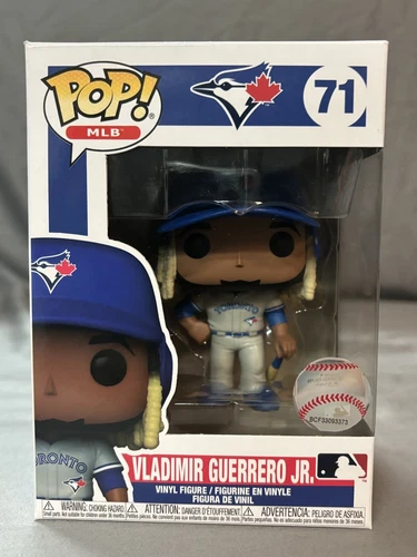 Funko Pop! MLB VLADEMIR GUERRERO Jr. Gray Uni #71 Toronto Blue Jays w/ Protector
