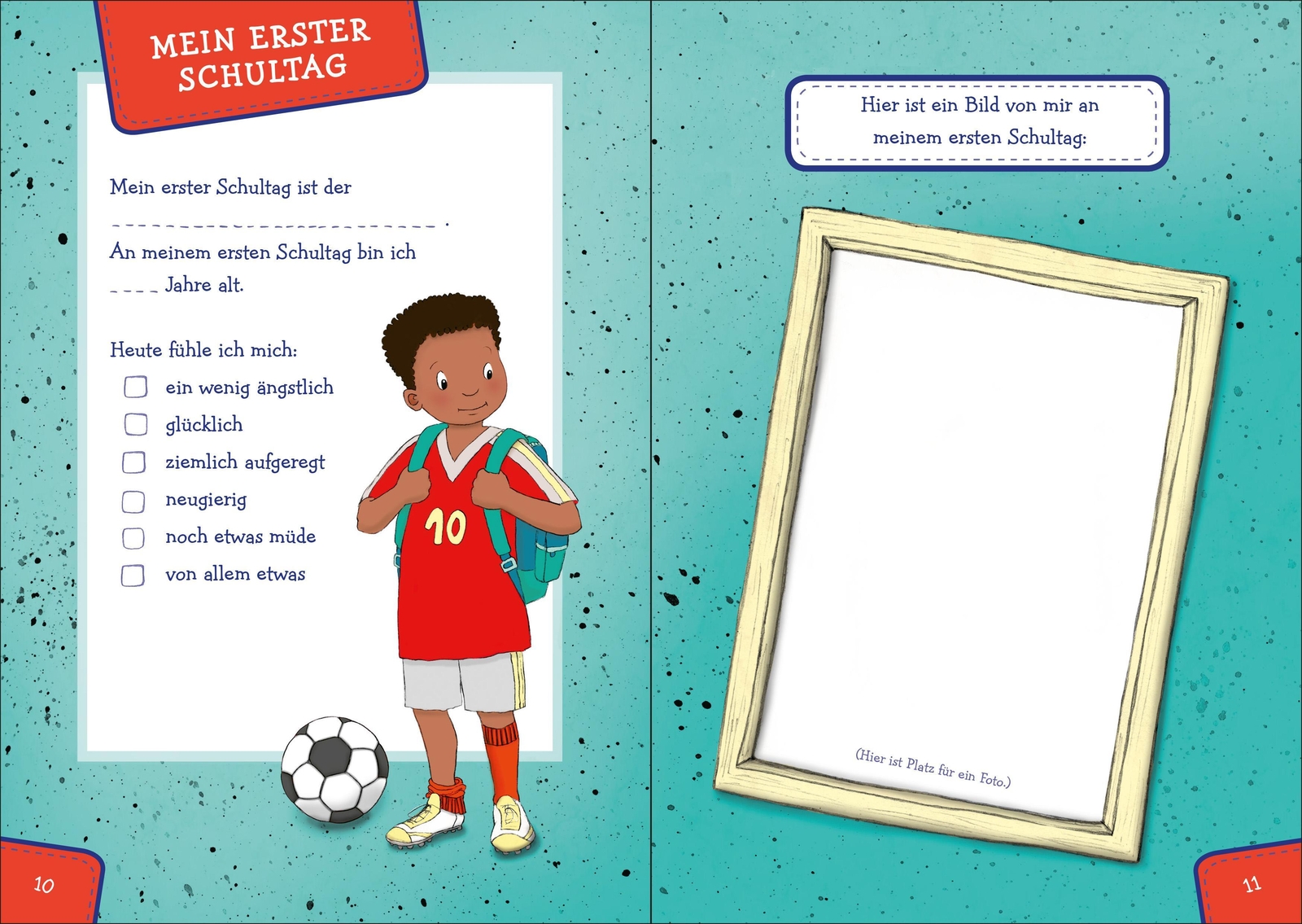 Thumbnail - Mein Erster Schultag - Fußball Steffi Wöhner Buch Eintragbücher 48 S.