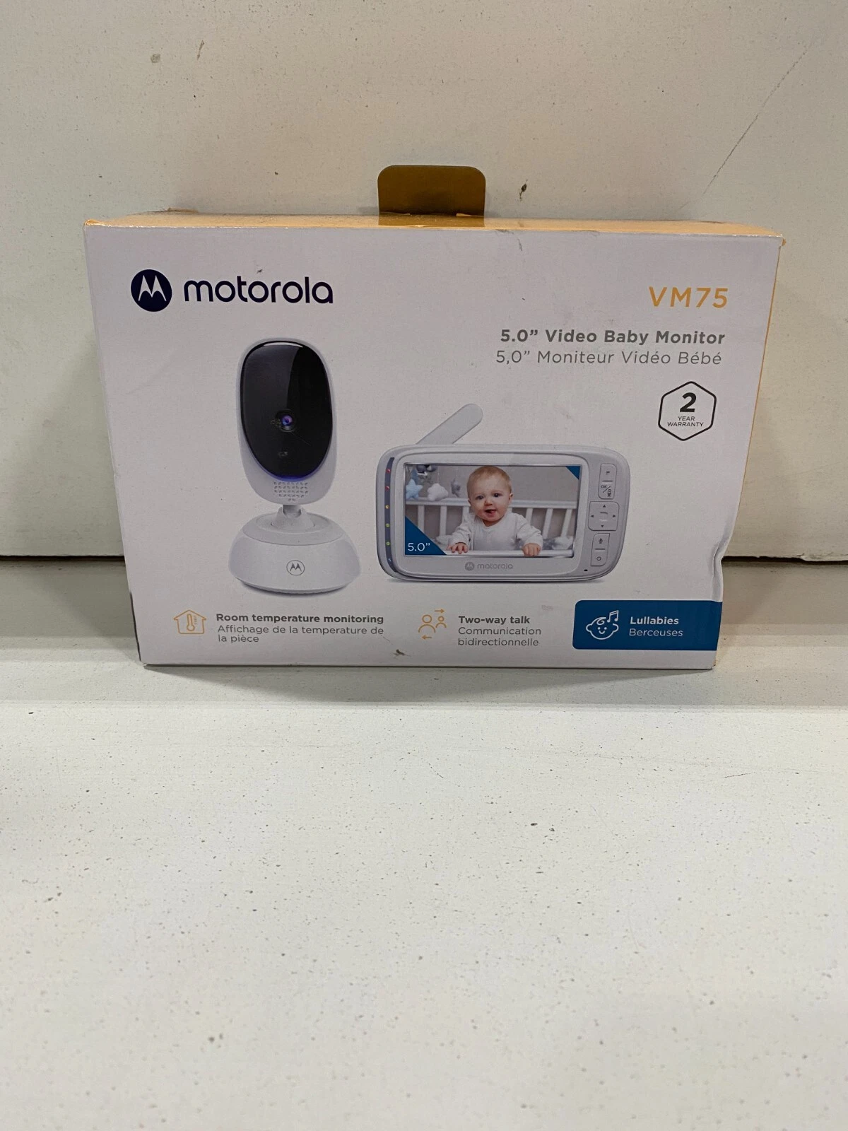 Motorola VM75 5.0 Video Baby Monitor
Opens in a new window or tab