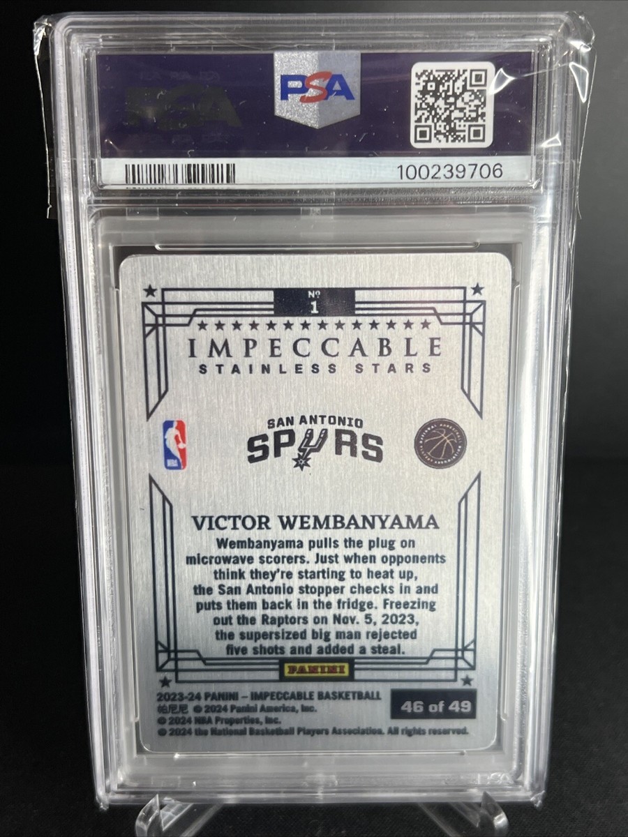 2023-24 Panini Impeccable - Stainless Stars Victor