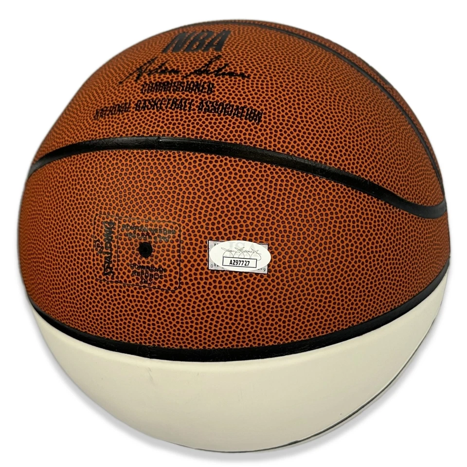 Allen Iverson autographed signed white panel basketball Philadelphia 76ers JSA - Image 2 of 3