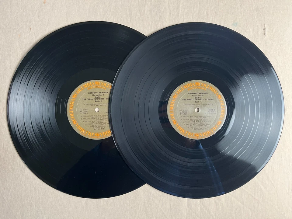 NEWMAN Bach: Well-Tempered Clavier Book 1 1973 Vinyl 2xLP Columbia M2 32500 VG+ - Image 3 of 4