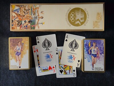 トランプ Mint Playing Cards Foil Edition Congress Mint Editions Playing Cards 1984 Olympic Gold Limited