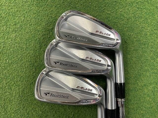 TOURSTAGE - TOURSTAGE Ｘ-BLADE 709MC Bridgestone TOURSTAGE X-BLADE 709 MC #6-9,Pw(5Clubs)/Flex