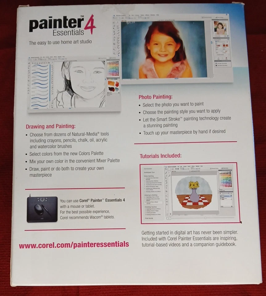 New Corel Painter 4 Essentials for Win XP/Vista Mac OS X 10.4.x - Image 2 of 4
