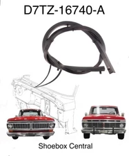 1968 - 1979 Ford Pickup Truck Hood to Cowl Rubber Seal Weatherstripping