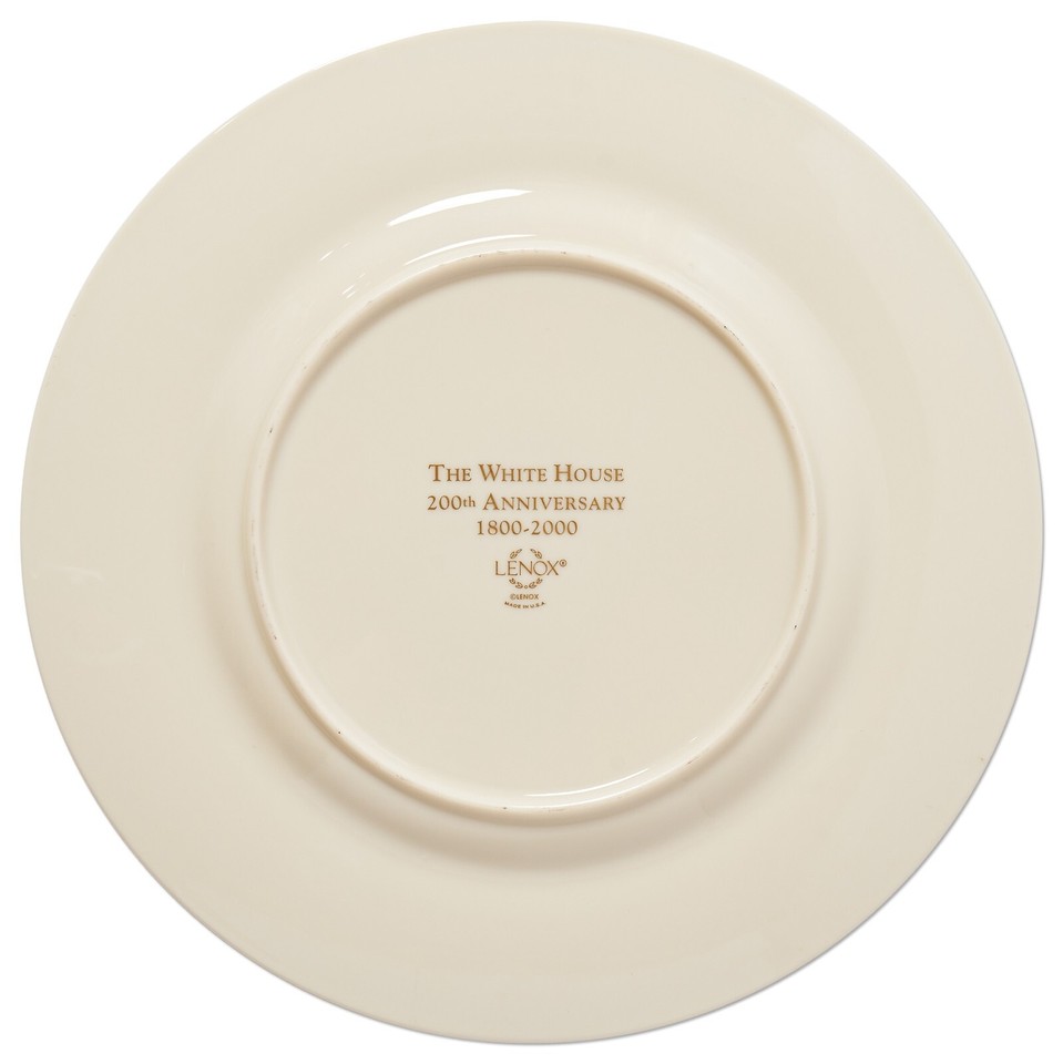Bill Clinton White House China Dinner Salad Plate to Honor WH 200th